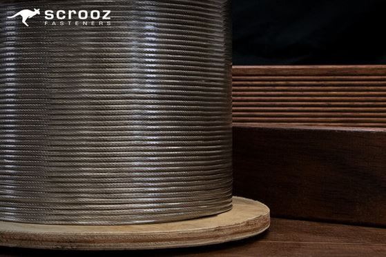 3.2mm Wire Rope 1x19 316Gr Stainless 100m PRO