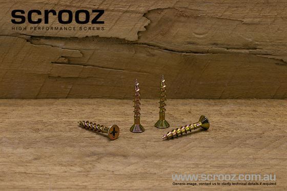 Chipboard Screws PH2 8g x 51mm YZP Trade Box 500