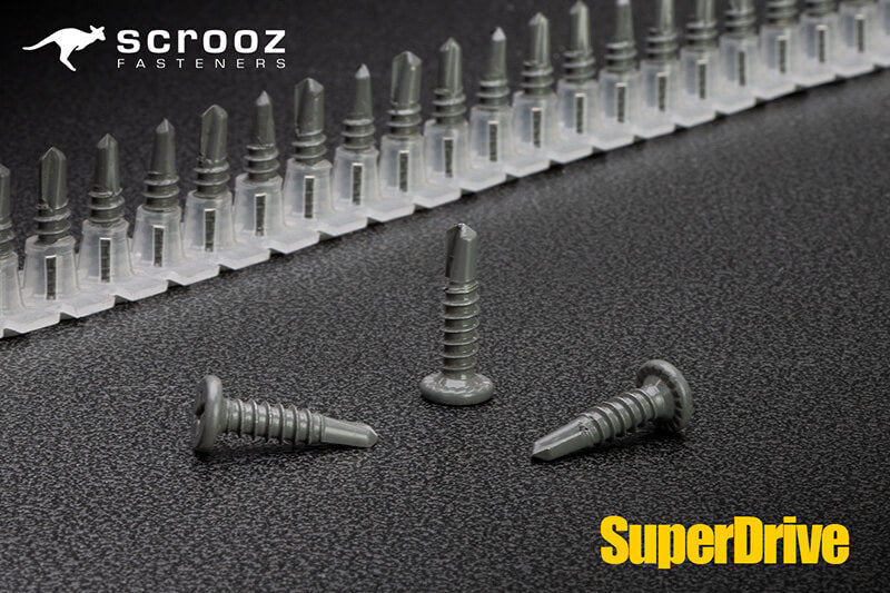 Collated Superdrive Tek Screws 10g x 20mm Box 1000