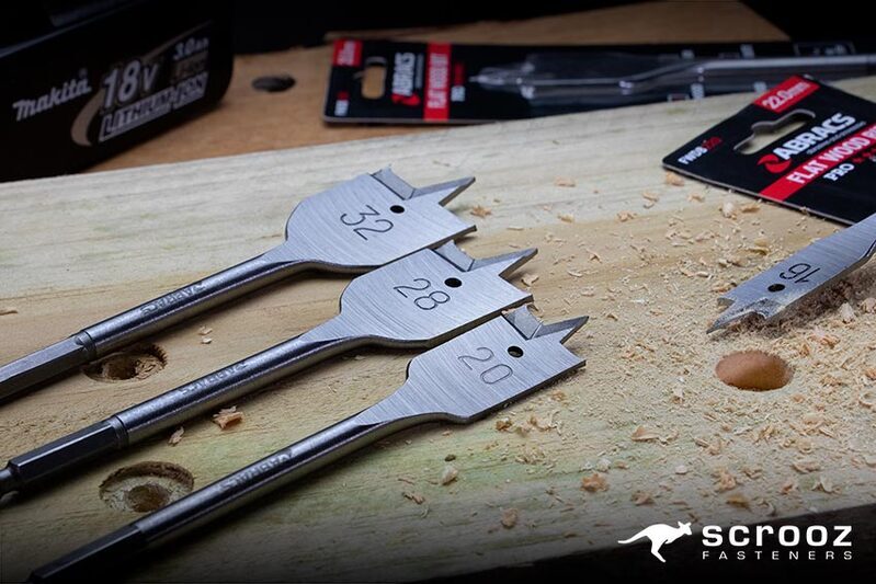 Flat Spade Bit 38mm Pack of 5