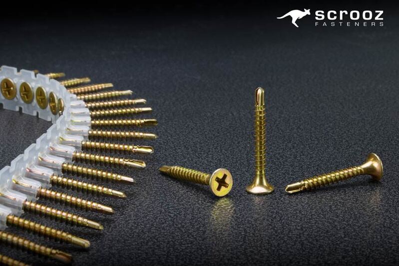 Plasterboard Metal Screws Collated 6g x 40mm Box 1000