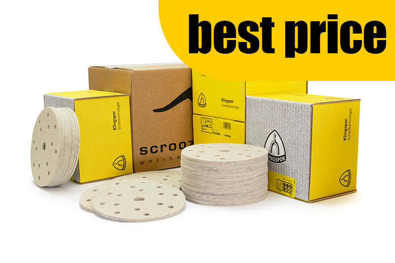 Orbital Sanding Discs 150mm 40 Grit Carton 400