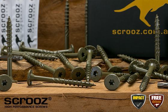 18g x 125 Landscape Screw Large Wafer Torx Box 100