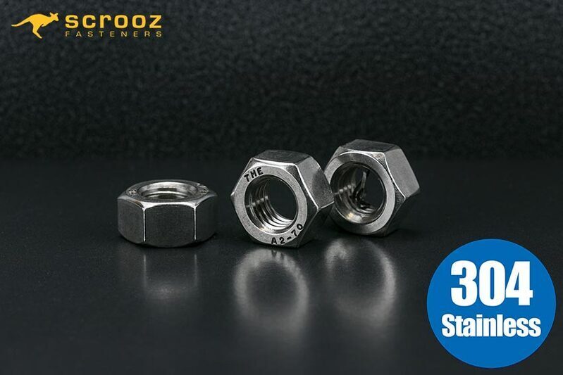 M16 hex nuts stainless steel 304 carton 400