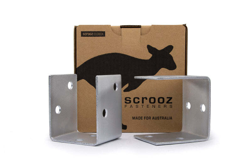 U Shape Post Support M12 90mm x 100mm Single