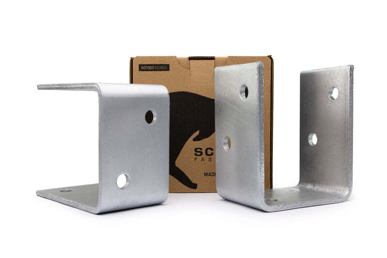 U Shape Post Support M16 140mm x 180mm Single