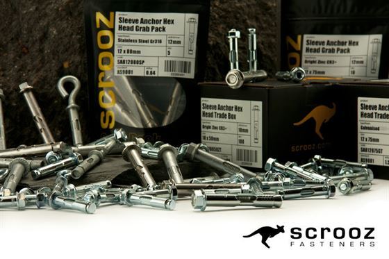 Sleeve Anchors 12 x 60mm BZP trade box of 50