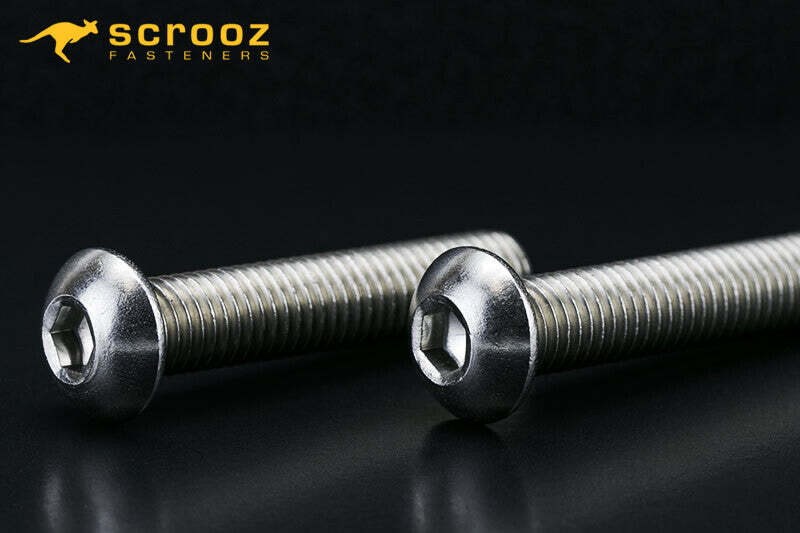 M6 x 8 SS 304 Button Socket Screws Ctn 400
