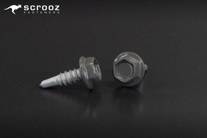 Woodland Grey 10g x 16mm Tek Screws Carton 2000