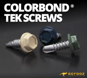 Metal Drilling Colorbond Tek Screws