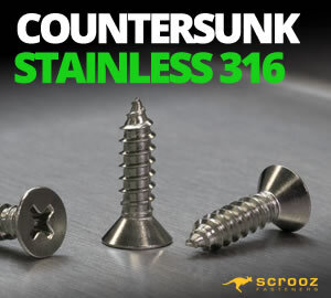 Self Tapping Screws CSK 316 Stainless