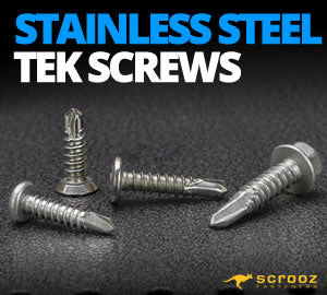 Stainless Steel Tek Screws