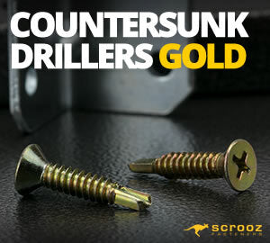 Metal Drilling Countersunk Metal Drillers Gold Zinc