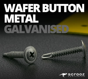 Wafer Button Head Metal Drillers Gal