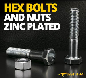 BOLTS AND NUTS GENERAL PURPOSE ZINC PLATED