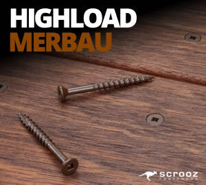 Razr Decking Highload Screws Merbau