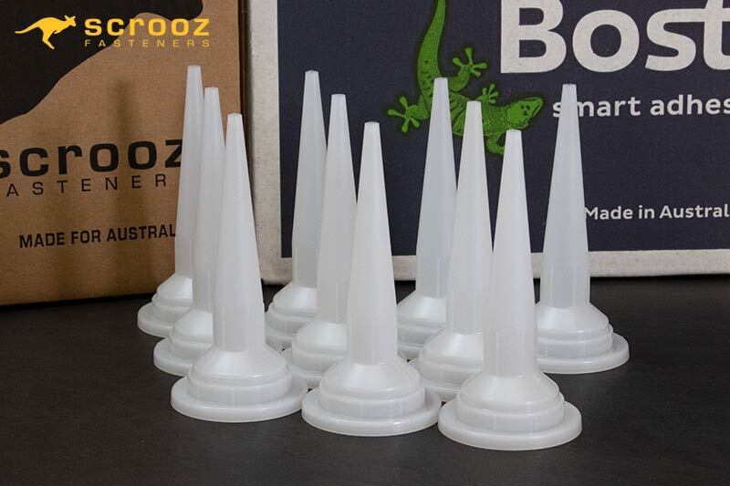Bostik Sausage Gun Applicator Nozzles Pack 10