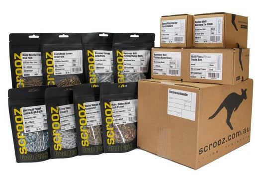 Electricians Bulk Bundle Fasteners Kit