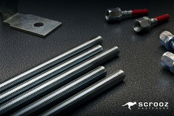 M5 x 1m Allthread Rod Bright Zinc Gr4.6 Box 20