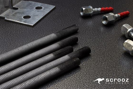 M8 x 1m Allthread Rod Galvanised Gr8.8 Box 20