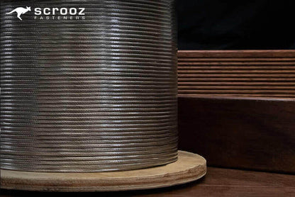 3.2mm Wire Rope 7x7 316Gr Stainless 50m DIY