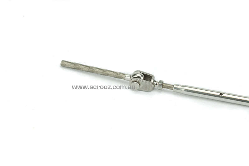 Metal Post Fitting Lag Machine Screw M6 x 30mm