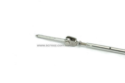 Timber Post Fitting Lag Screw M6 x 55mm