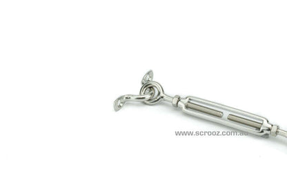 Post Fitting Saddle M5 x 51mm with Screws