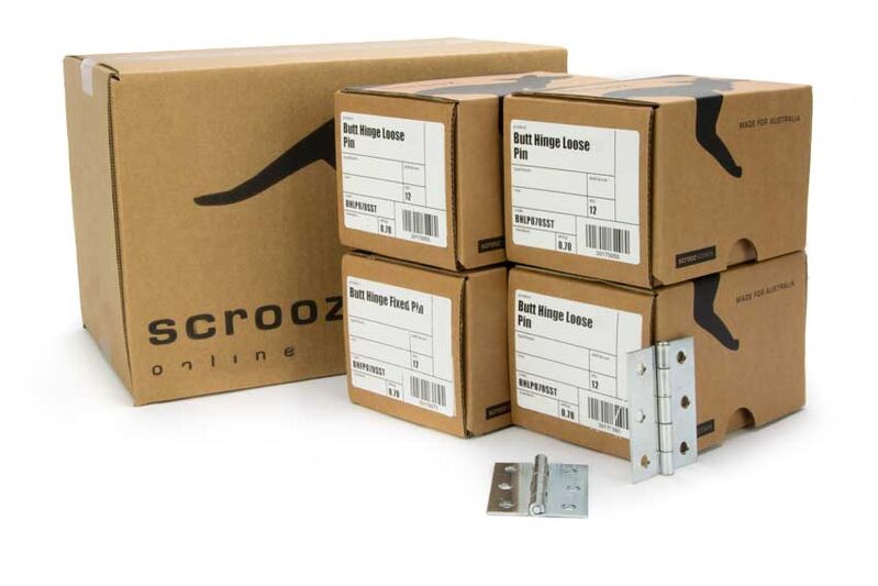 Butt Hinge Loose Pin Zinc 70x50 CTN 48