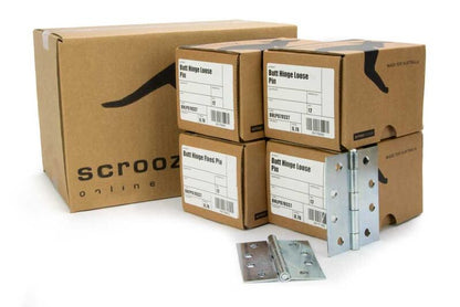 Butt Hinge Loose Pin Zinc 100x75 CTN 48