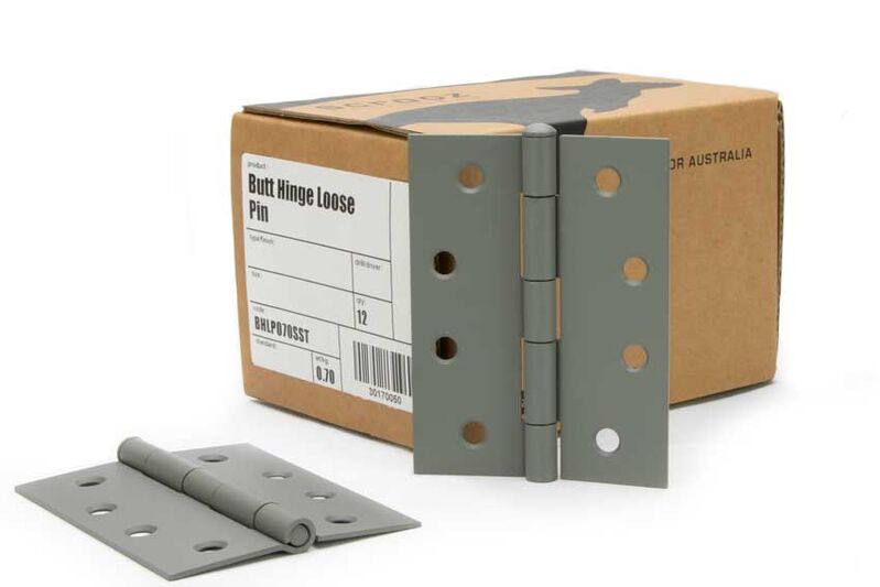 Butt Hinge Loose Pin Prime Coat 100x75 Box 12