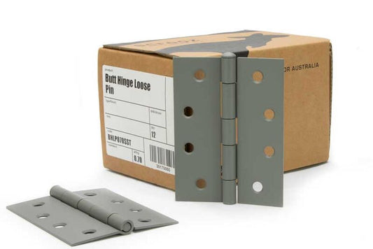 Butt Hinge Loose Pin Prime Coat 100x75 Box 12