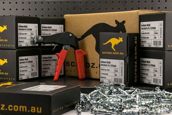 Hollow Wall Anchor 400pc Kit Plus Free Tool