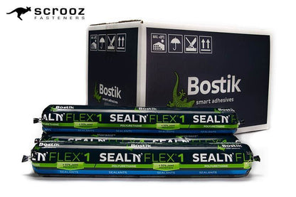 Bostik Seal N Flex 1 Black 600ml 4 Pack