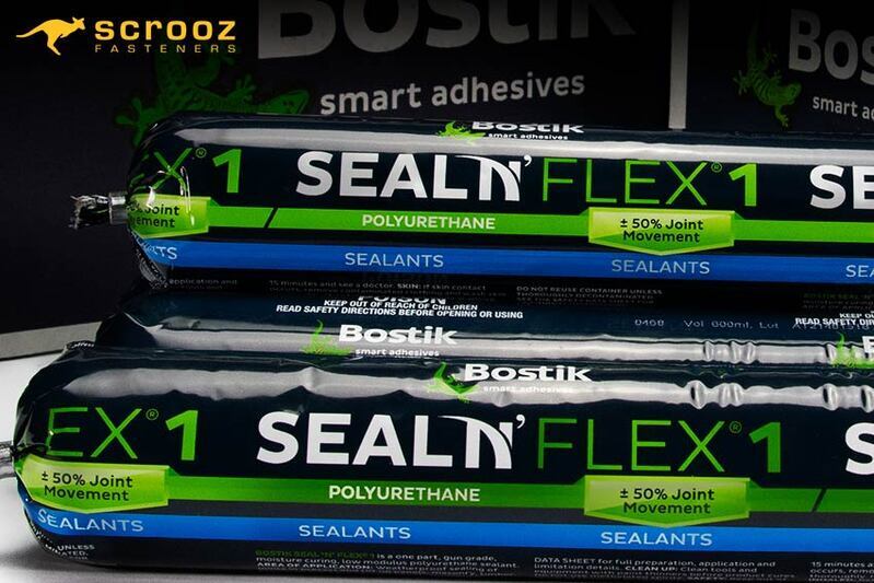 Bostik Seal N Flex 1 Grey 600ml 4 Pack