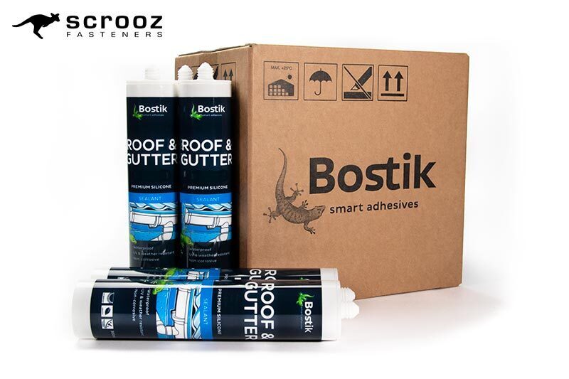 Bostik Roof and Gutter Grey 300ml Cartridge