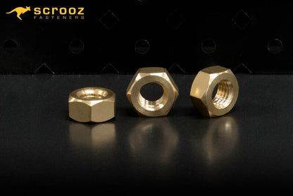 M5 Brass Hex Nut Box 200