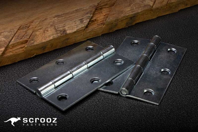 Butt Hinge Fixed Pin Zinc 50x40 Box 12