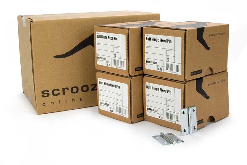 Butt Hinge Fixed Pin Zinc 50x40 CTN 48