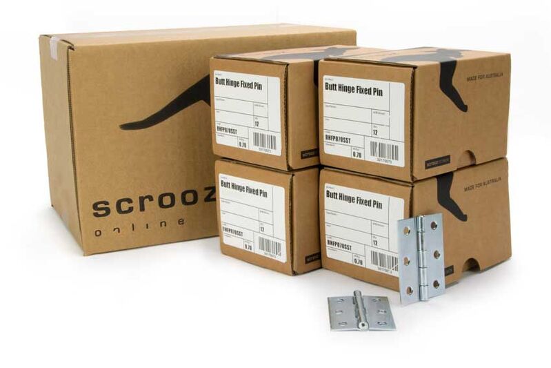 Butt Hinge Fixed Pin Zinc 70x50 CTN 48