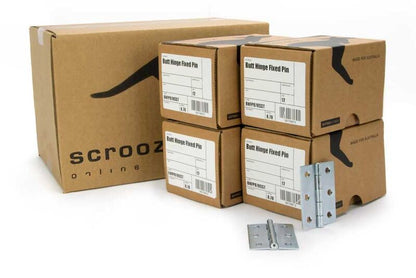 Butt Hinge Fixed Pin Zinc 70x50 CTN 48