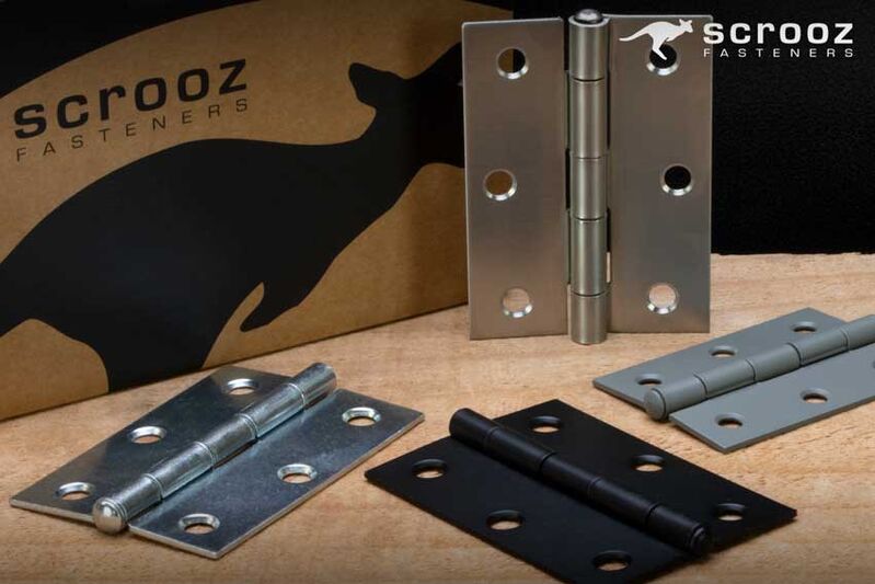 Butt Hinge Fixed Pin Zinc 85x60 CTN 48