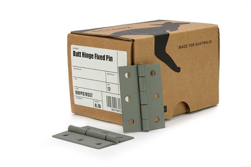 Butt Hinge Fixed Pin Prime Coat 70x50 Box 12