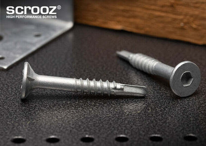 14g x 50mm Metal Bugle Batten Screws GAL Box 250