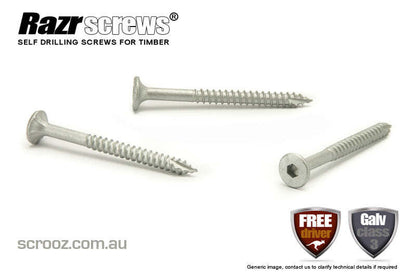 14g x 125mm Bugle Batten Screws GAL box of 125