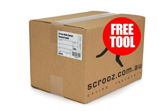 14g x 50mm Batten Screws Gr316 Stainless CTN 1000