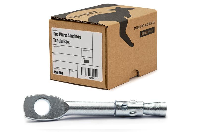 Tie wire anchors 6 x 150mm trade box of 50