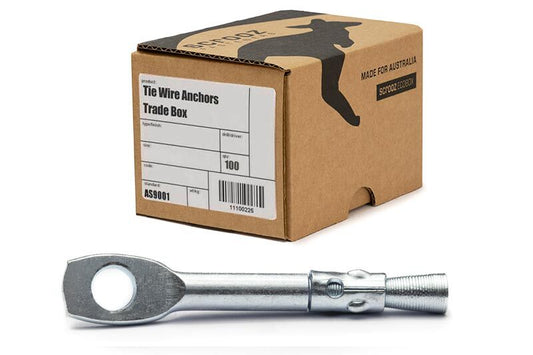 Tie wire anchors 6 x 150mm trade box of 50