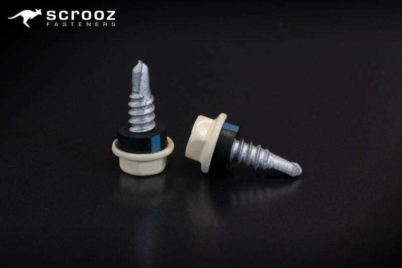 Classic Cream 10g x 25mm Roofing Tek Screw Box 500