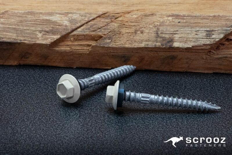 Classic Cream 12g x 50mm Roof T17 Screw CTN 1000